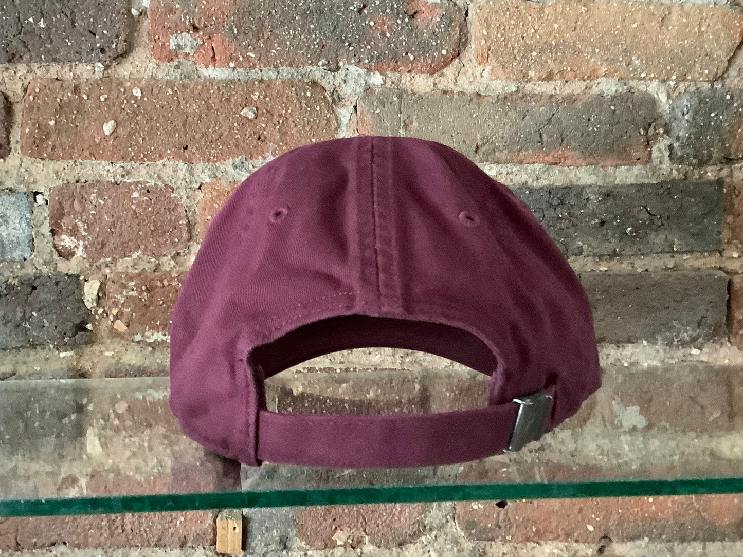 Trinity County Patch Burgundy Dad Hat