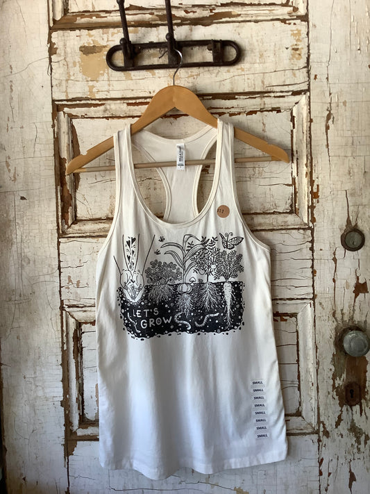 Let’s Grow Women’s Ivory Tank