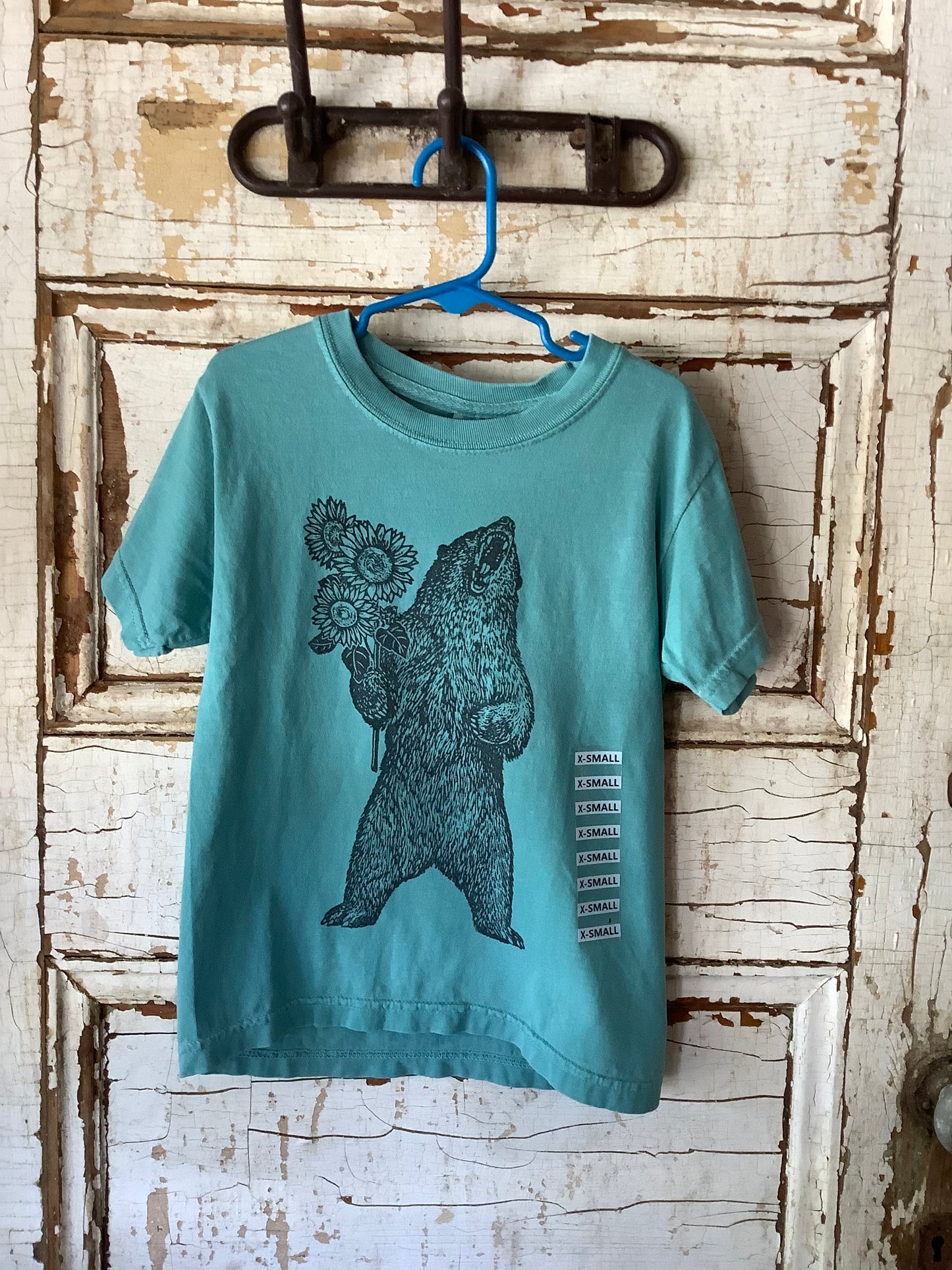 Sunflower Black Bear Seafoam Unisex Youth Tee