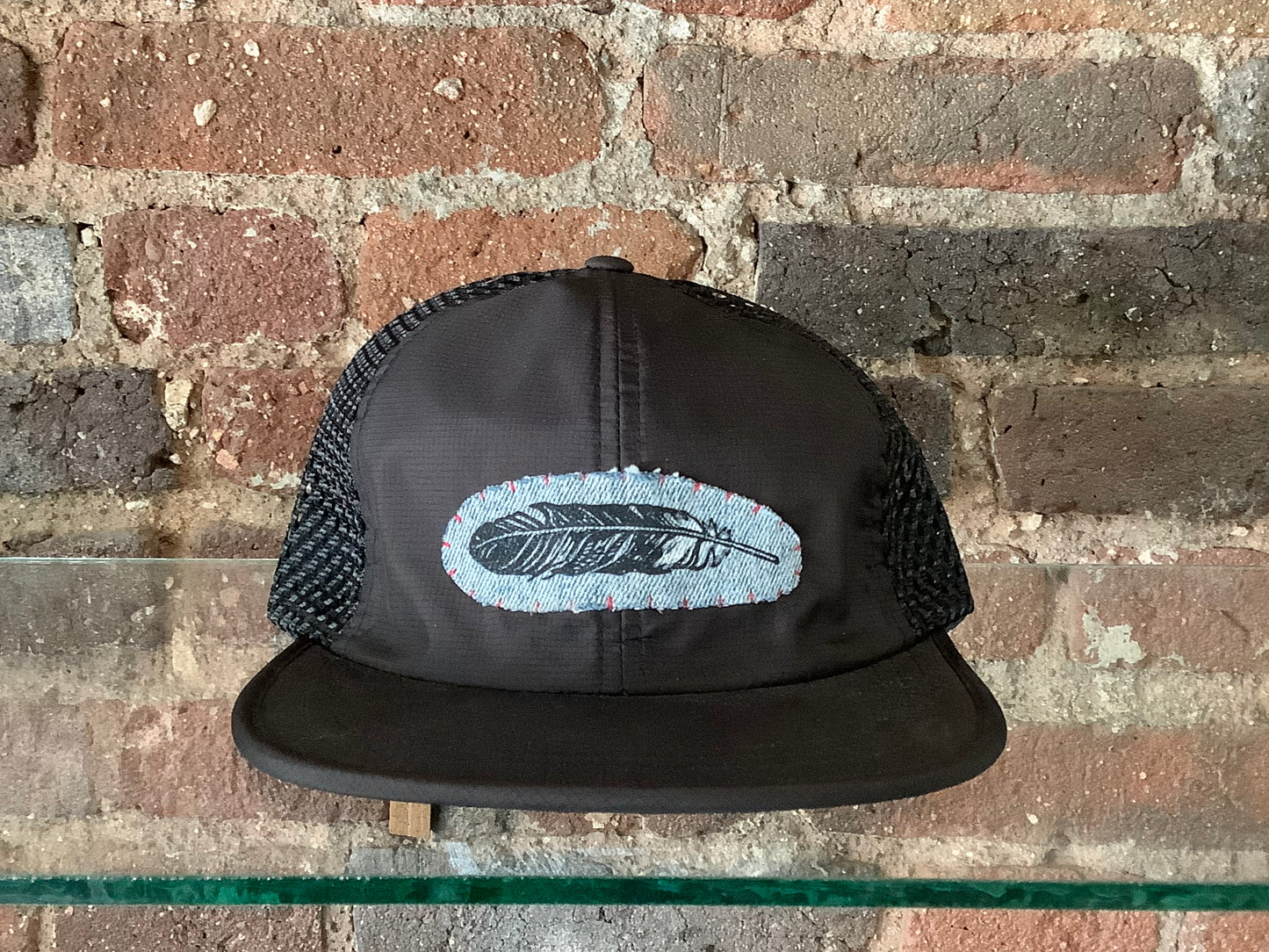 Eagle Feather Patch Black Hat