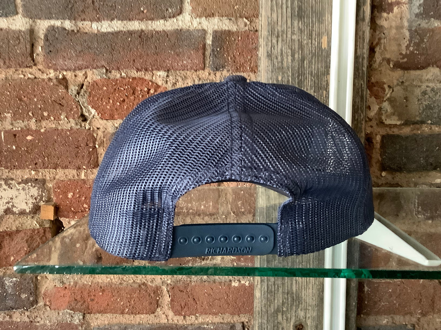 Butterfly Corduroy Navy Trucker Hat